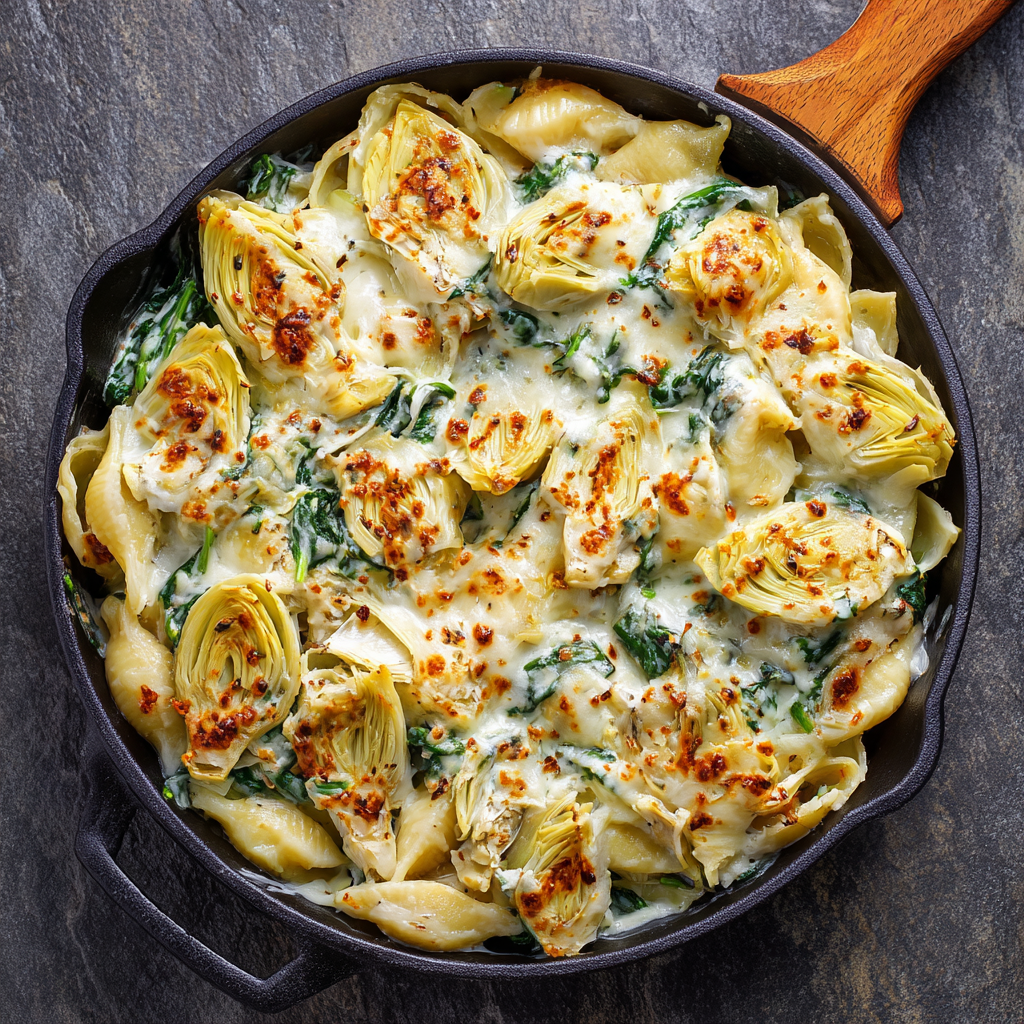 Spinach Artichoke Pasta