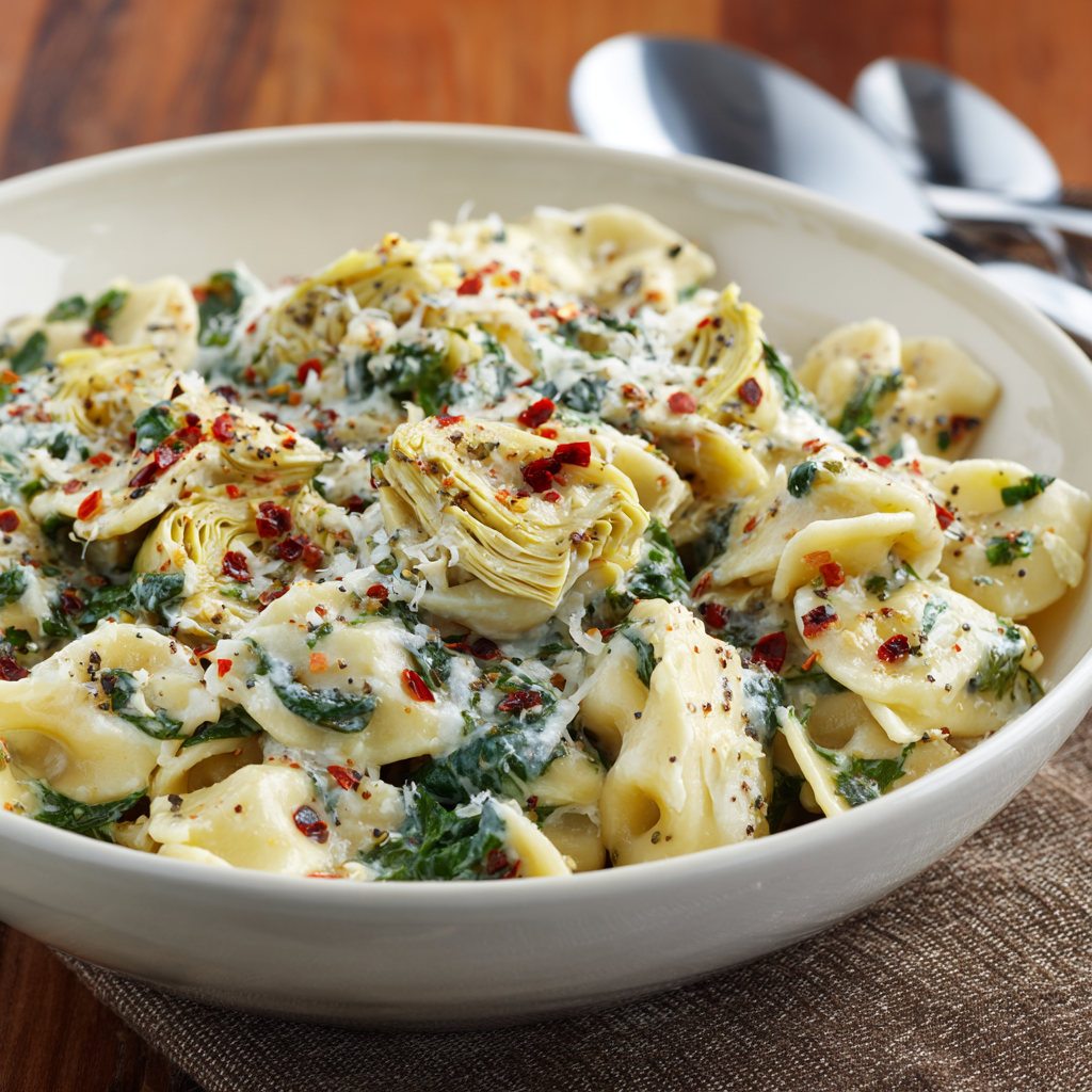 Spinach Artichoke Pasta