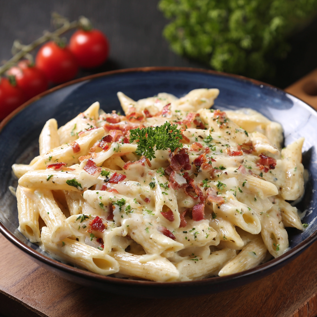 White Sauce Penna Pasta