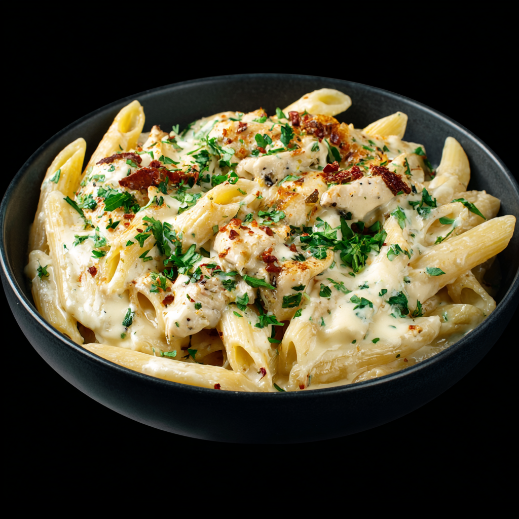 White Sauce Penna Pasta