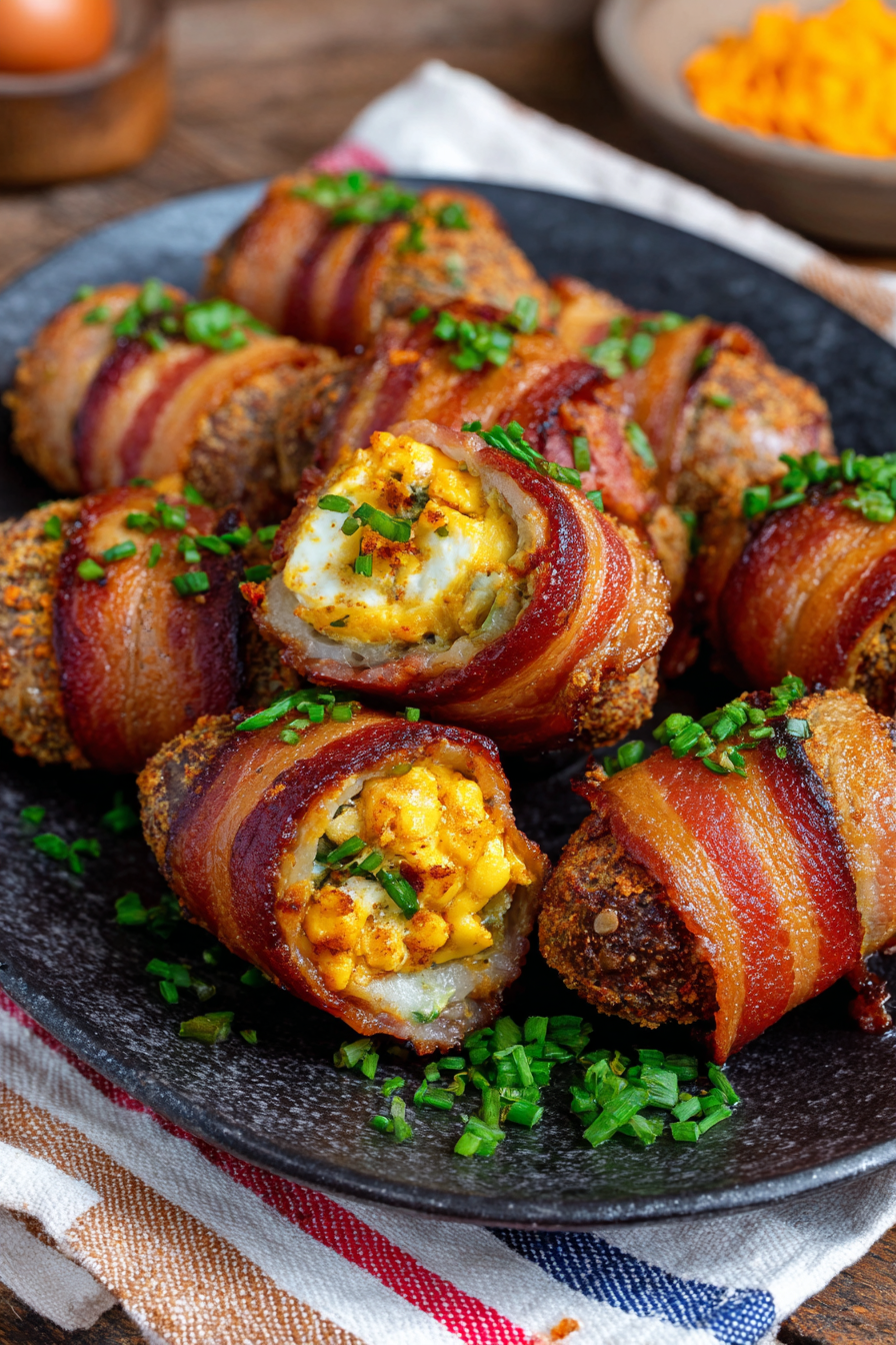 Air Fryer Armadillo Eggs Recipe finished dish