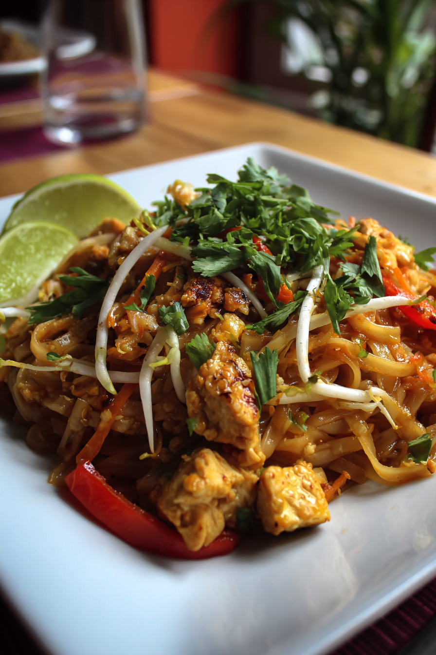 Chicken Pad Thai Recipe finished dish