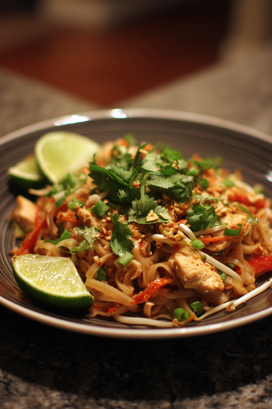 Chicken Pad Thai Recipe finished dish