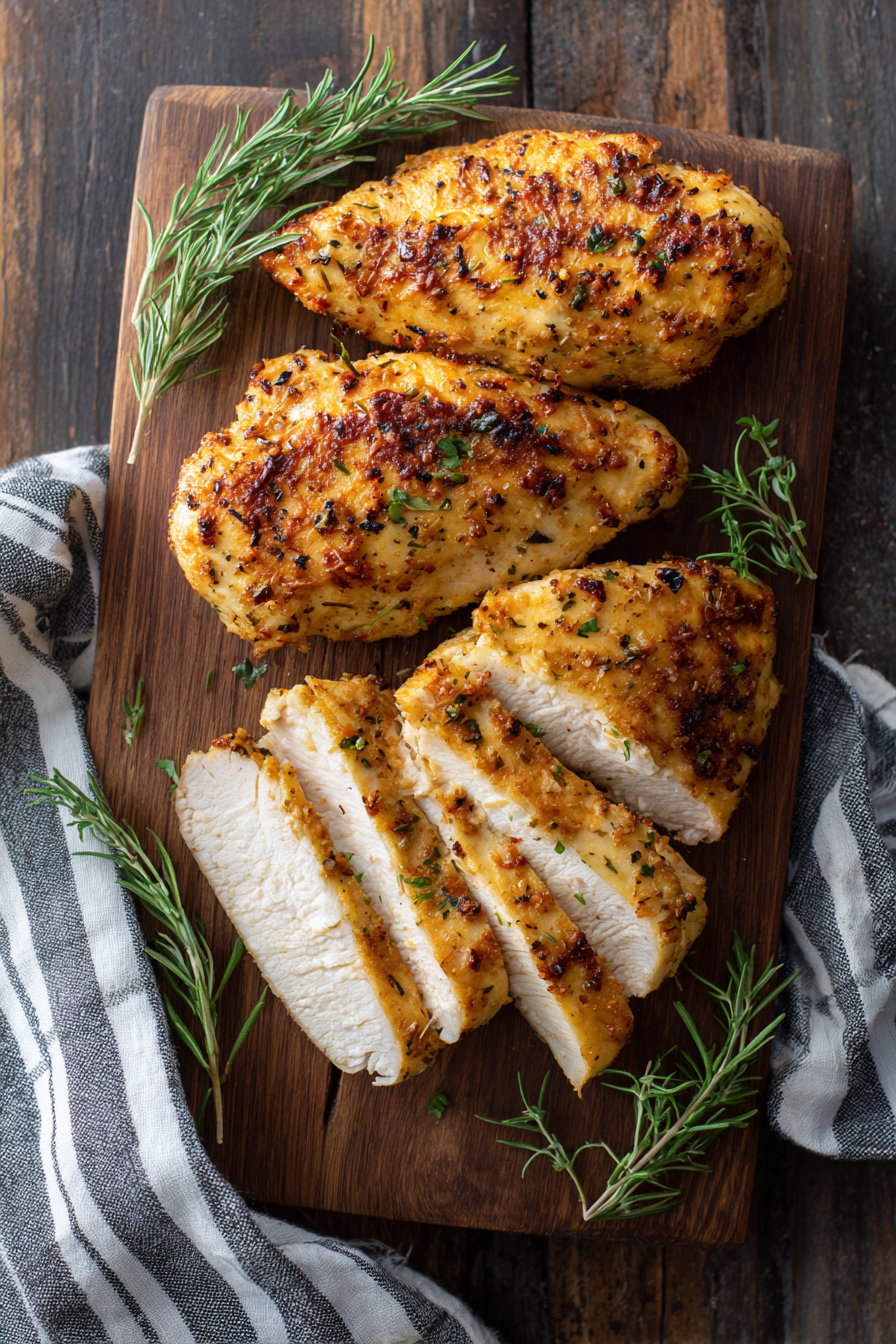 Air Fryer Chicken Breast prep step
