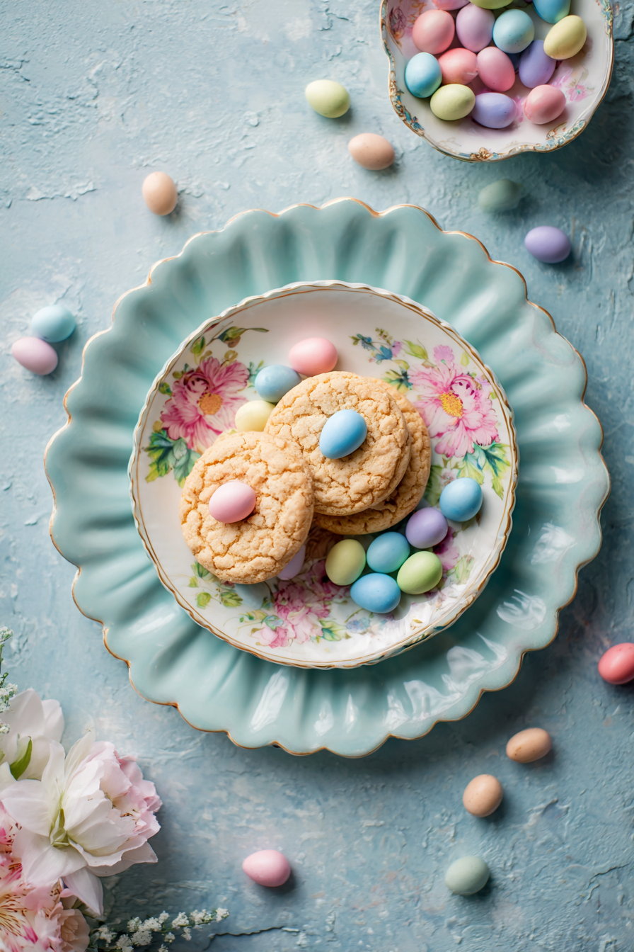 Cadbury Egg Cookies finished dish